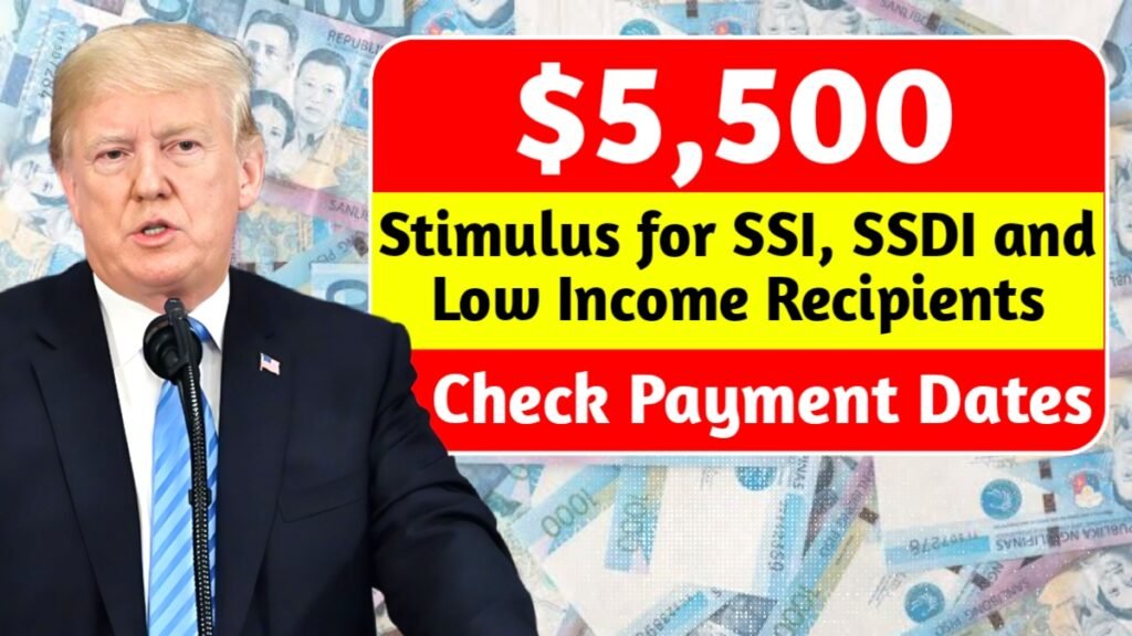 $5,500 Stimulus for SSI