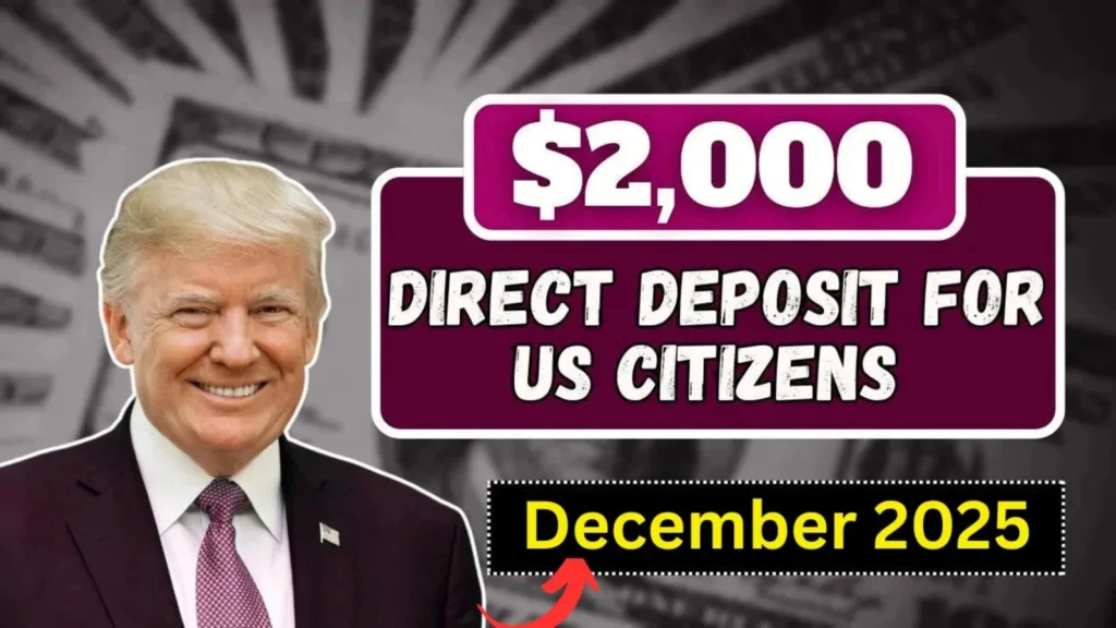 Federal $2,000 December 2025 Deposit
