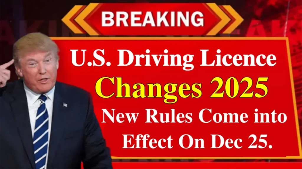 U.S. Driving License Changes 2025